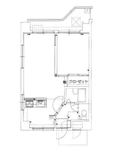 大福マンションII(1LDK/3階)の間取り写真