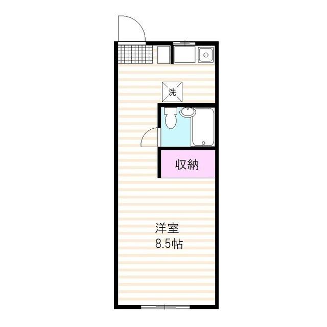 アゾラーレ御殿場(1K/3階)の間取り写真