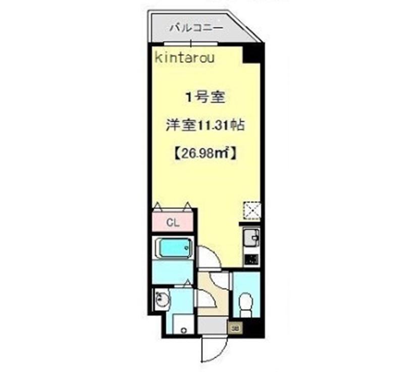 MAXIMAS II(1K/5階)の間取り写真