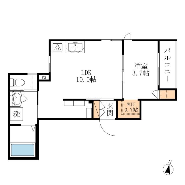 AF イルフェジュール版画美術館入口(1LDK/3階)の間取り写真