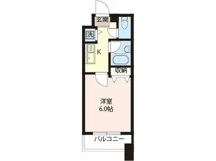 エスティメゾン板橋本町(1K/7階)の間取り写真