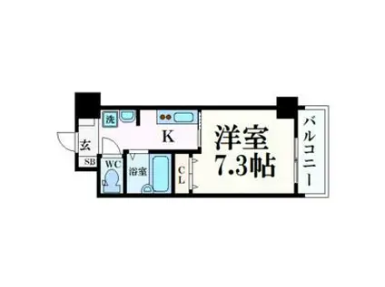 GP栄本町通(1K/11階)の間取り写真