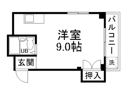 ステュディオ・エトレ88(ワンルーム/3階)の間取り写真