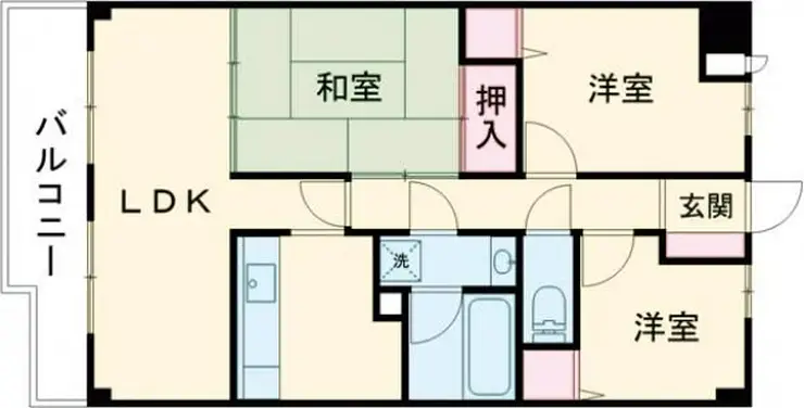 ダイアパレス茂原 3階階 間取り