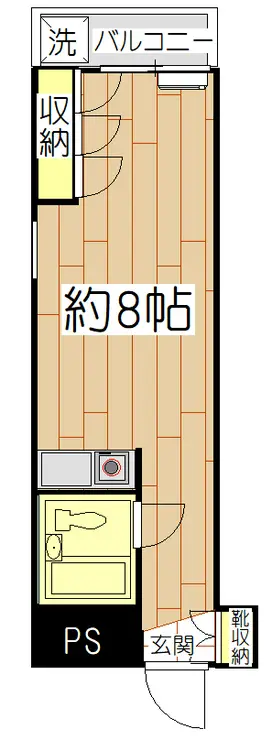 グレースヒルお花茶屋 2階階 間取り