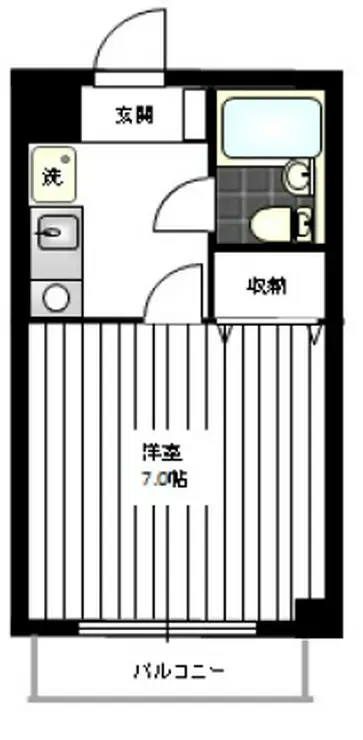 イーストハイム 3階階 間取り