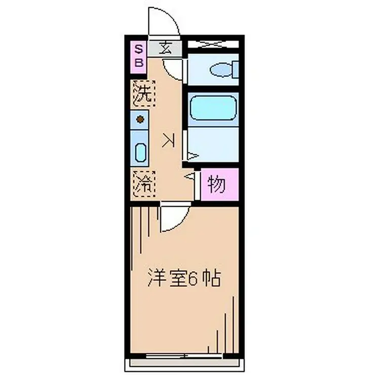 パルデンスマグノリア 2階階 間取り