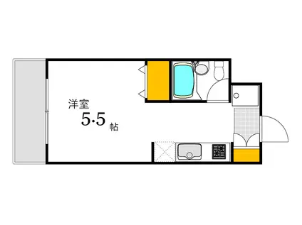 メゾン・ド・セレニテ(1K/5階)の間取り写真