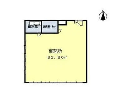 第三幸楽ビル(1K/2階)の間取り写真