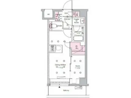 SYFORME NISHISUGAMO(1DK/3階)の間取り写真
