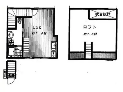 アトレ駒沢(1LDK/2階)の間取り写真