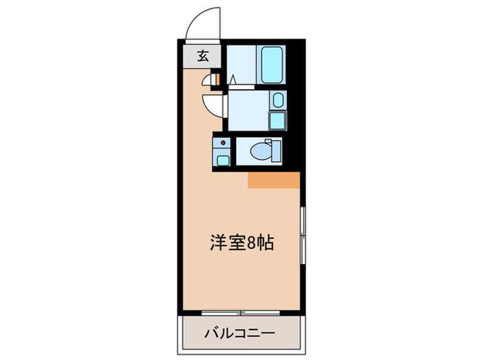 リチェンシア鹿島田(ワンルーム/5階)の間取り写真