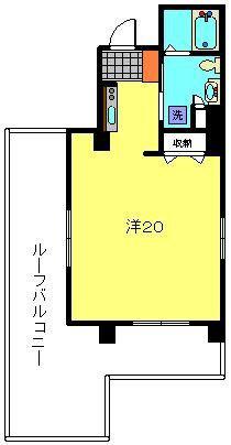 アンシャンテ(ワンルーム/5階)の間取り写真
