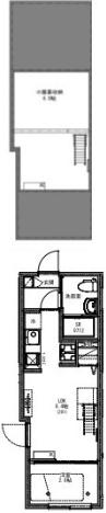 ケイアイレジデンス清瀬4(1LDK/2階)の間取り写真