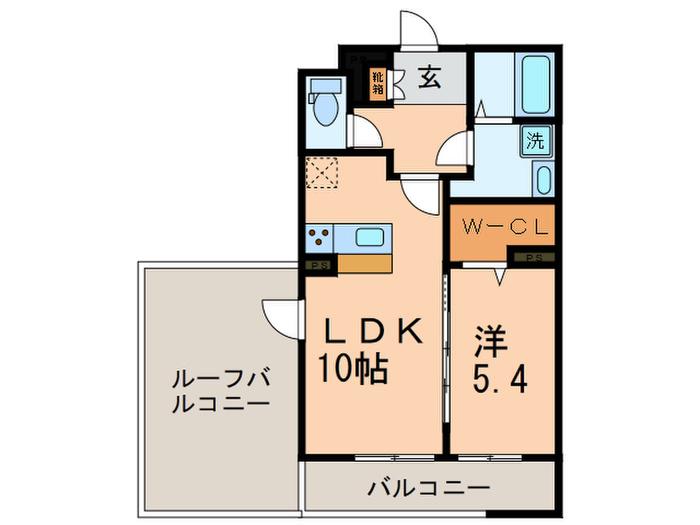 JM駒沢(1LDK/3階)の間取り写真