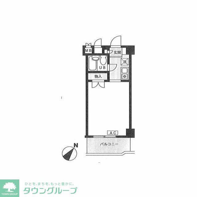 ドエル・ピュアネス(1K/5階)の間取り写真