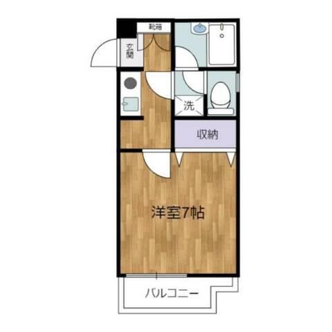 ロジェ高井戸 壱番館(1K/3階)の間取り写真
