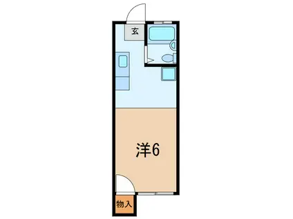コスモヘイセイ(ワンルーム/1階)の間取り写真