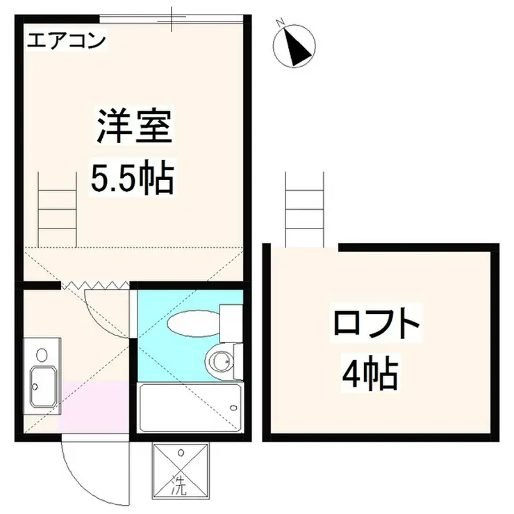 ロフト瀬田 2階階 間取り