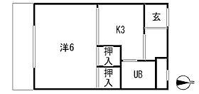 大須ハイツ(1K/2階)の間取り写真