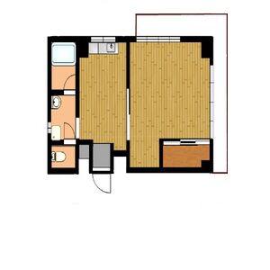 第1アリストマンション(1LDK/3階)の間取り写真