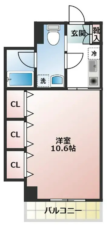 エルセレッソ 7階階 間取り