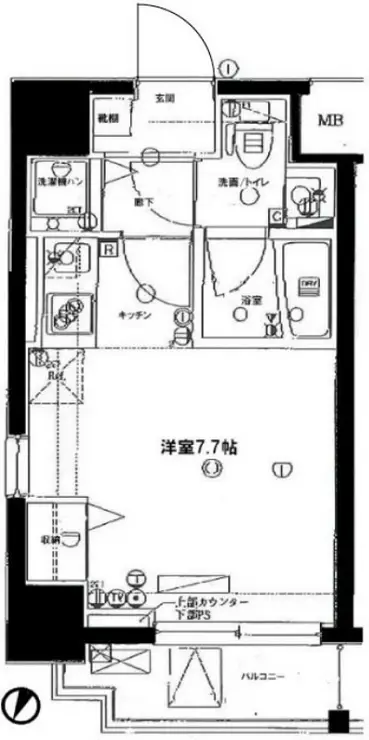 L-Flat板橋区役所前 7階階 間取り