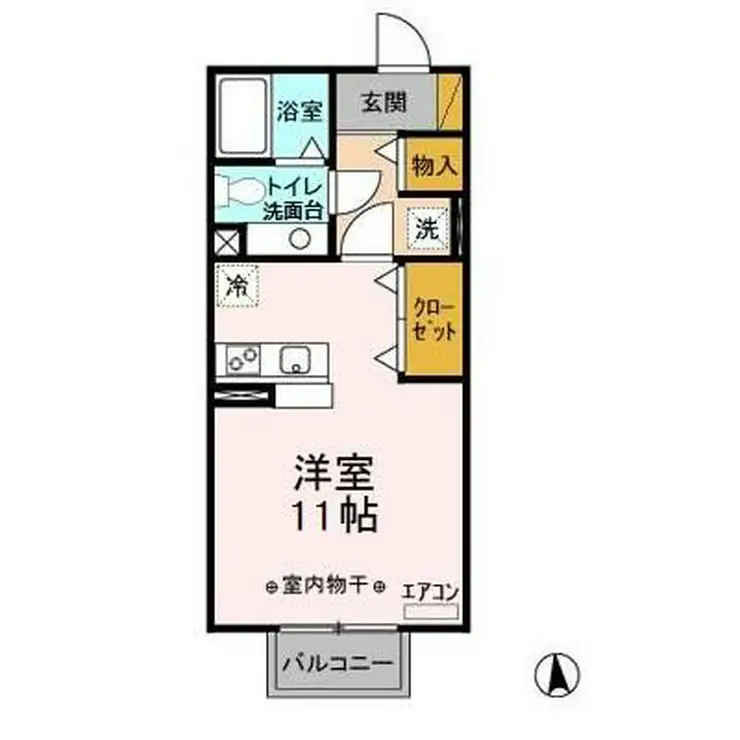 ノーベルパーク16 2階階 間取り