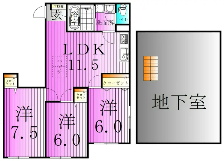 グラシア梅田 1階階 間取り