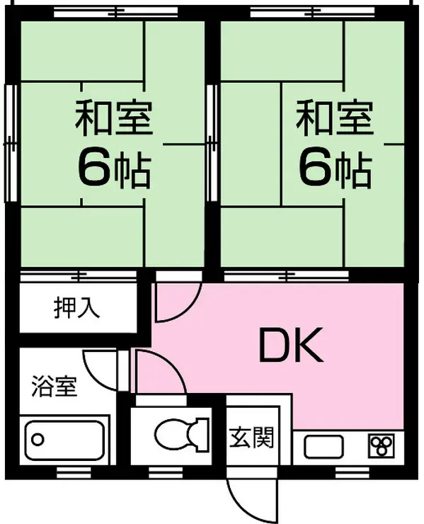 伊藤アパート 2階階 間取り