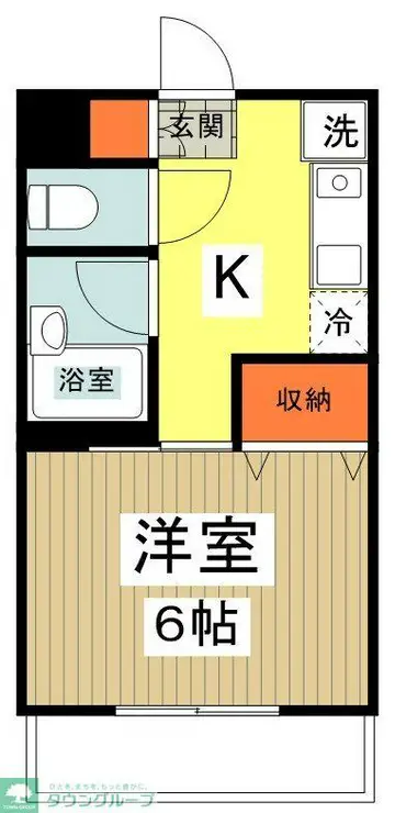プレール新宿余丁町 1階階 間取り
