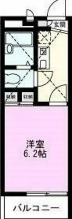 レオパレススペチアーレ ミユ 3階階 間取り