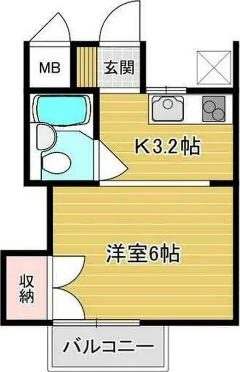 ハイツフタミ 2階階 間取り