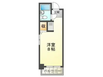 DICE BLDG.大手町I(ワンルーム/5階)の間取り写真