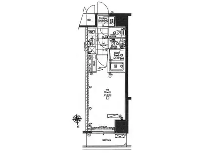 コンシェリア芝公園MASTERS VILLA(1K/12階)の間取り写真