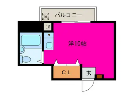 泉佐野HIRANOマンション(ワンルーム/2階)の間取り写真