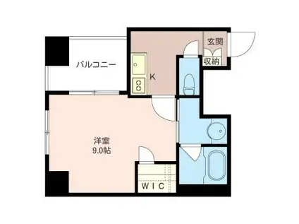 マストライフ神保町(1K/7階)の間取り写真