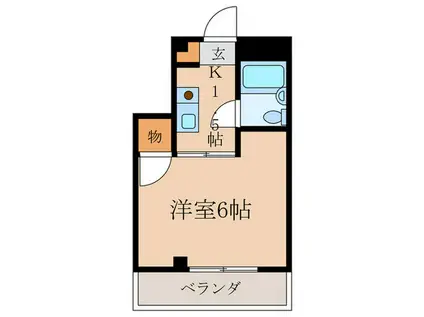 HAC小豆沢(1K/3階)の間取り写真