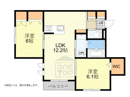 RURBAN396(2LDK/2階)の間取り写真