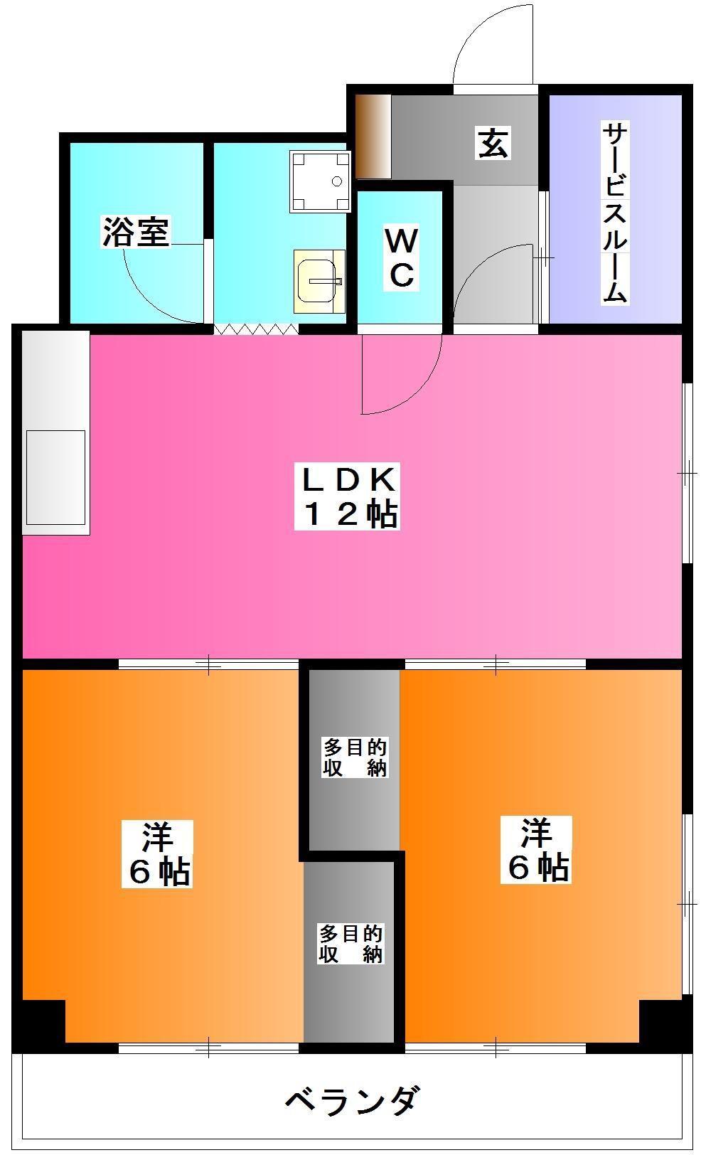 アキバビルVOLⅡ(2SLDK/5階)の間取り写真