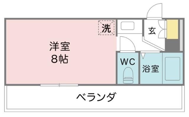 カーサ・エスペシア(ワンルーム/1階)の間取り写真