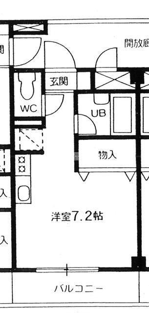 第5山武ビル(ワンルーム/5階)の間取り写真