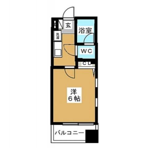 プレミアリーフ北品川(1K/8階)の間取り写真