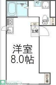 コフレ中野(ワンルーム/2階)の間取り写真