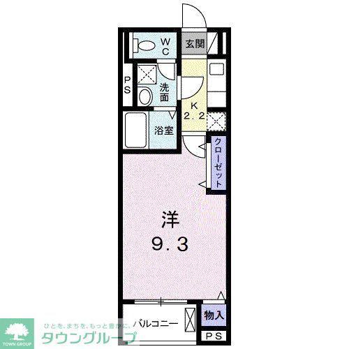 JIN PRECIOUSジン(1K/1階)の間取り写真