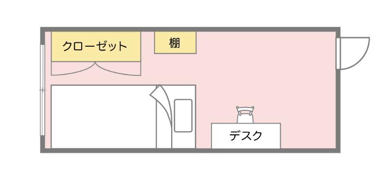 力行会館 日本館(ワンルーム/2階)の間取り写真