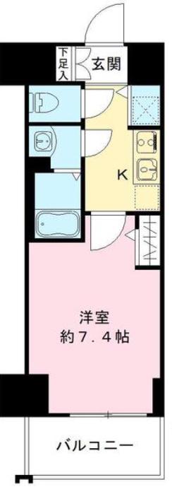 エスリード新栄グランラグジェ(1K/10階)の間取り写真