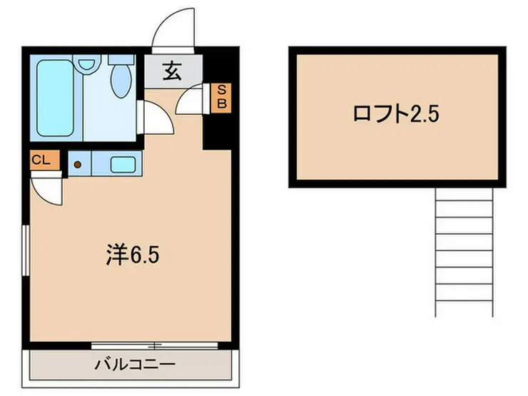 フェリーチェ板橋 1階階 間取り