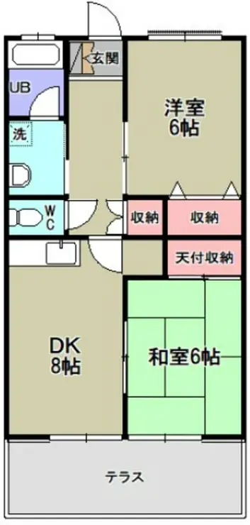 プレミールI 1階階 間取り