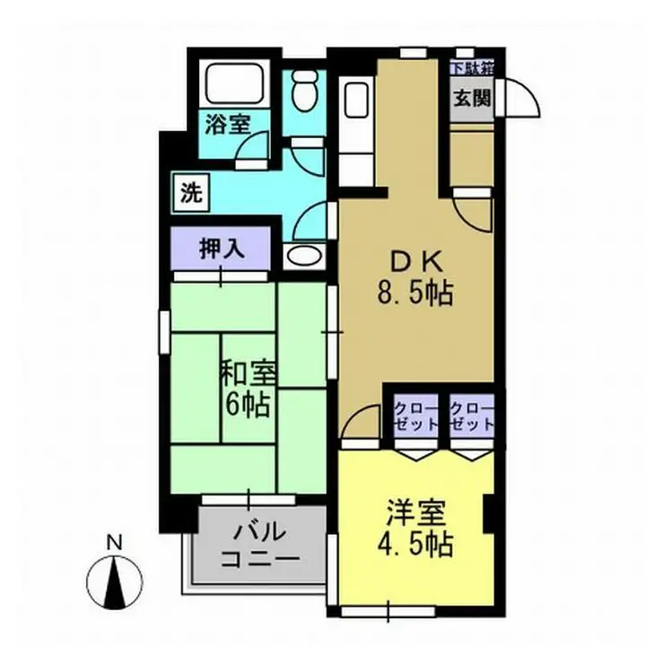 カーサ石井 3階階 間取り